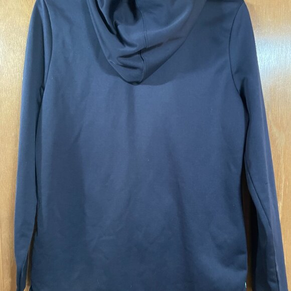 Gently Used Kracken Hockey Hooded Sweatshirt Dark &Light Blue Accent Women Small - Picture 7 of 13